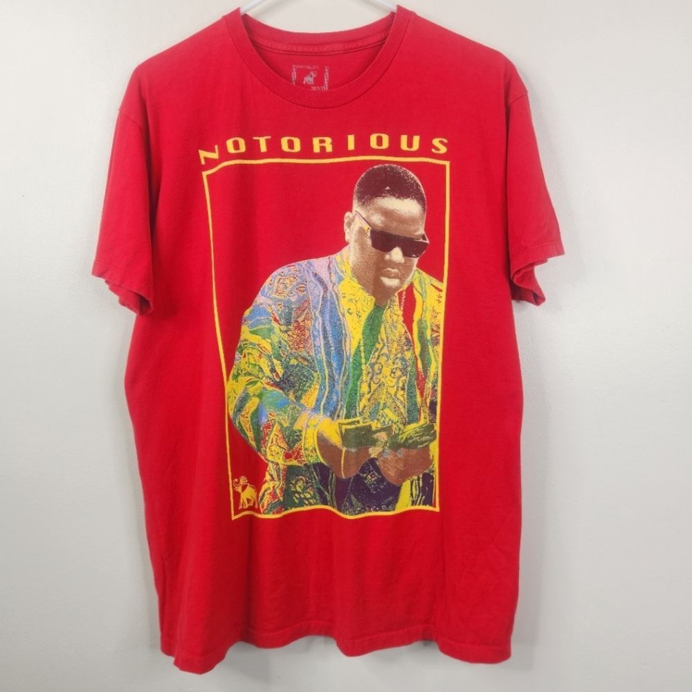 Brooklyn Mint Notorious Biggie Smalls Coogie Portrait SS Crew Neck Tee Large